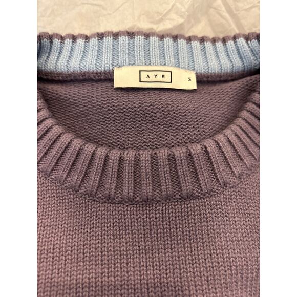 AYR The Yachty Men’s Merino Wool Sweater Size Medium New - Picture 3 of 5